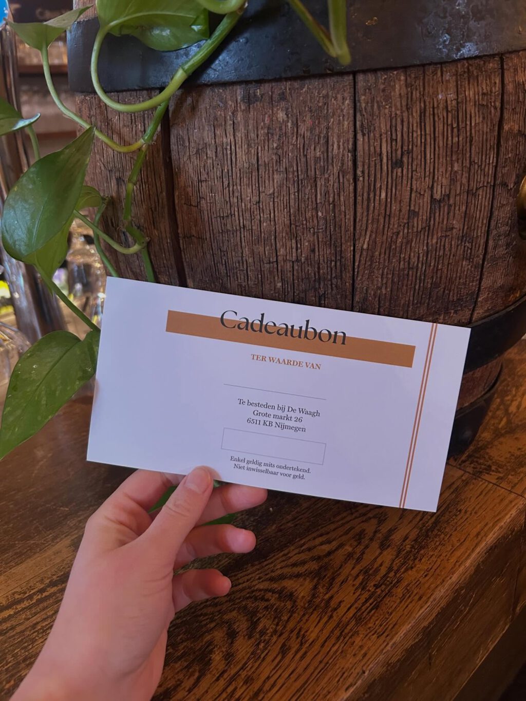 Instagram post from restaurant.de.waagh. This post is in position 2.