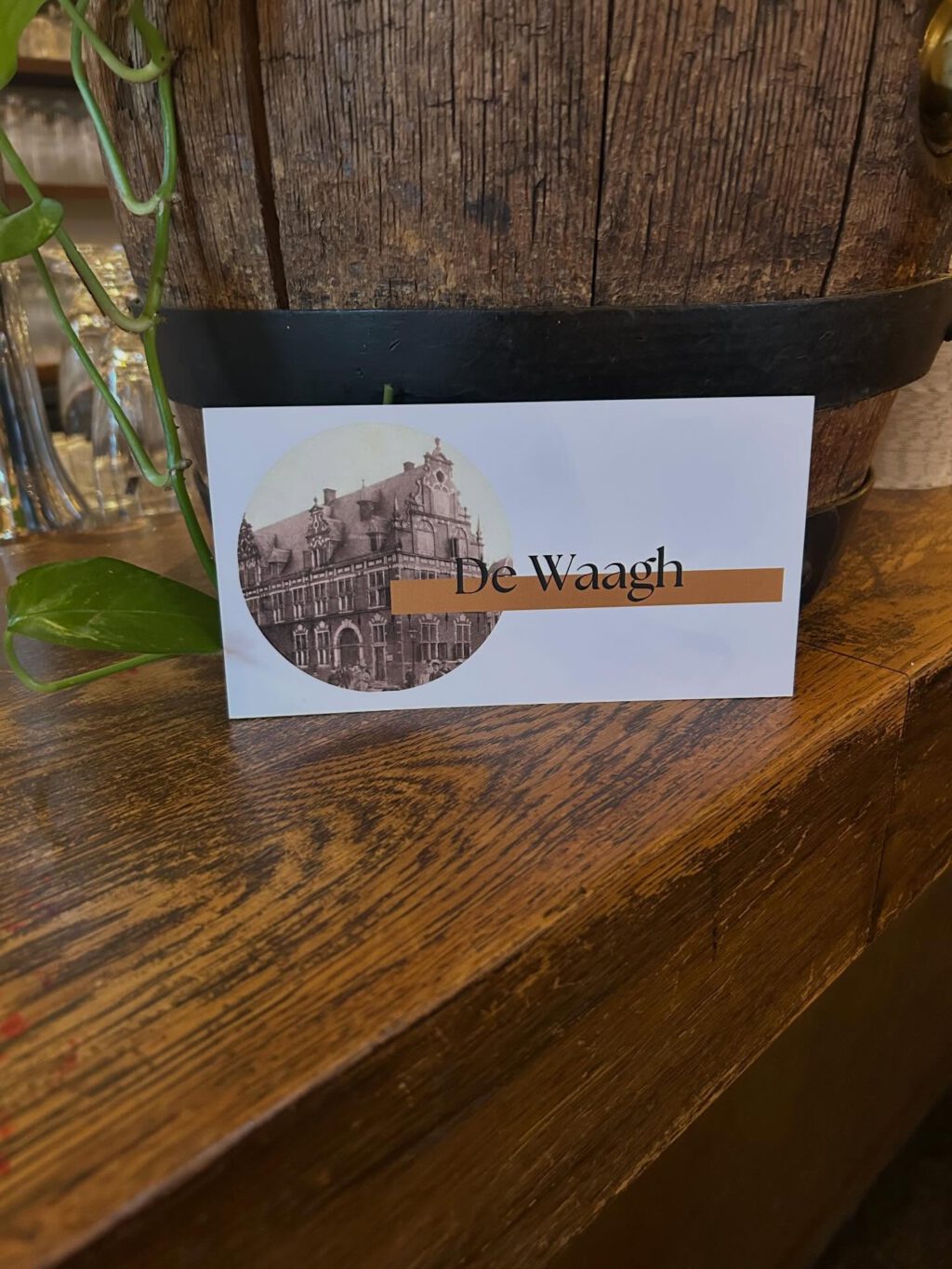 Instagram post from restaurant.de.waagh. This post is in position 1.